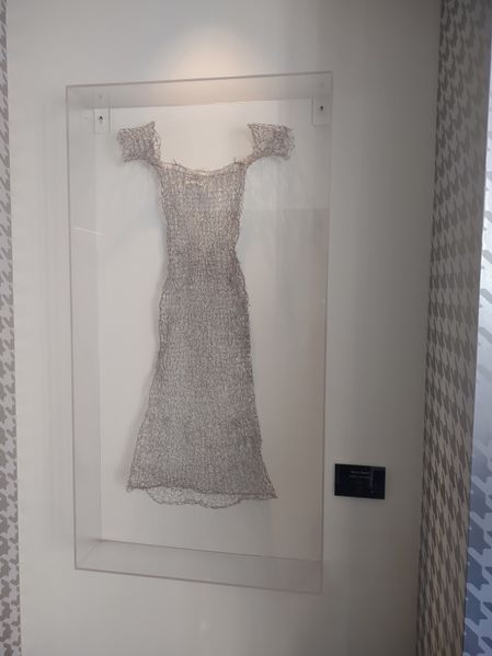 Dress shopping at the Nines (just kidding) it's art
