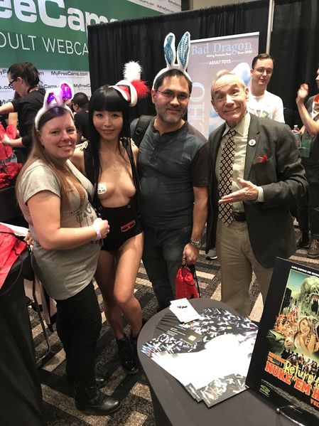 Reg, Lisa and Lloyd Kaufman (from Troma movie fame!) Do not know the name of the lady
