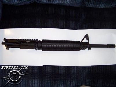 This is an assembled Rock River Arms (RRA) 6.8SPC upper. I like it. The only negative is that is a 1:10 twist. I prefer 1:11 for a 6.8. I didn't mind the opened up feed ramps, but some people would have preferred true M4 ramps which do help in the 6.8.
